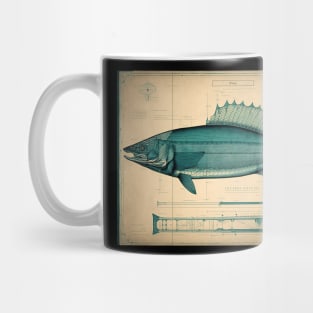 Pike Fish Print Mug